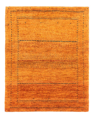 Gabbeh Tapijt - Loribaft Perzisch - 98 x 81 cm - goud