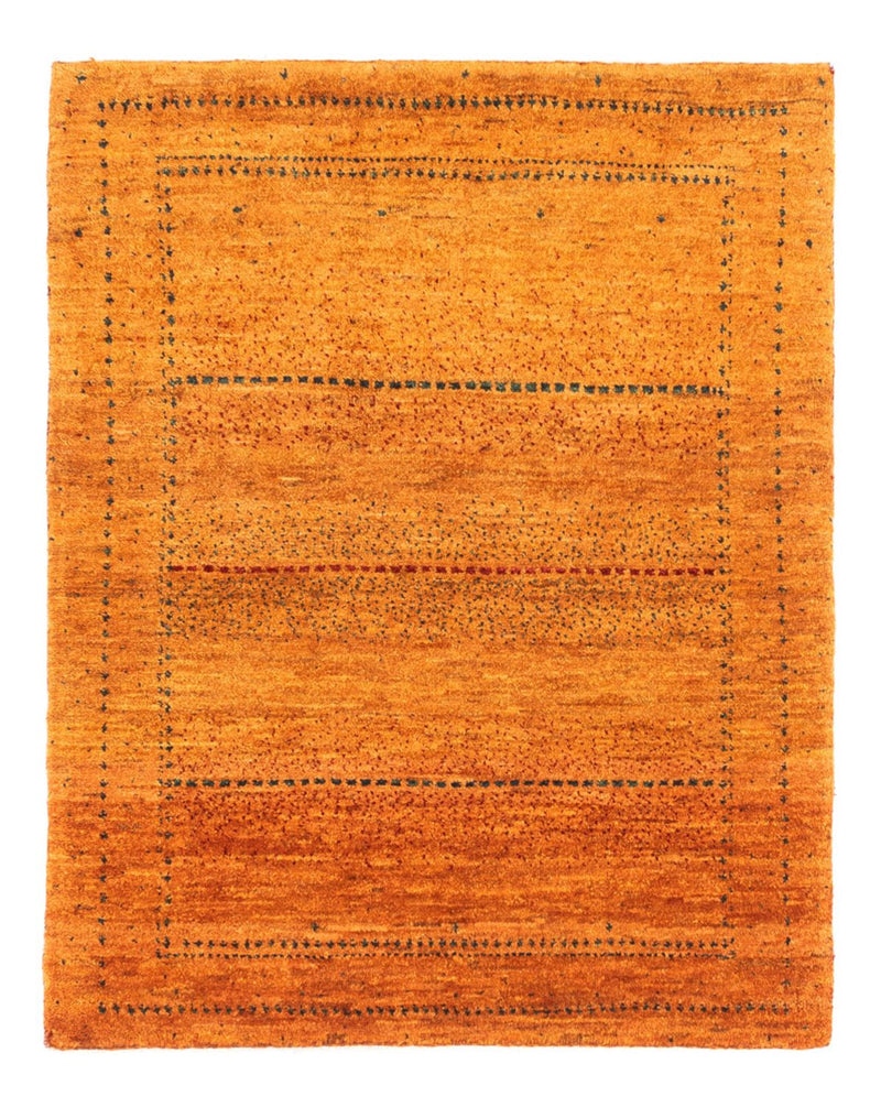 Gabbeh Tapijt - Loribaft Perzisch - 98 x 81 cm - goud