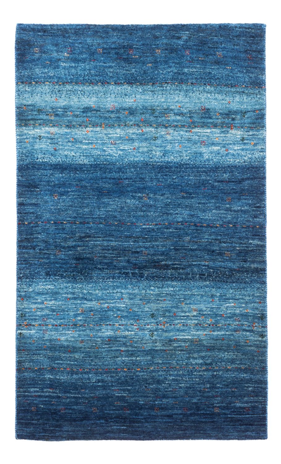 Gabbeh Tapijt - Loribaft Perzisch - 135 x 84 cm - blauw
