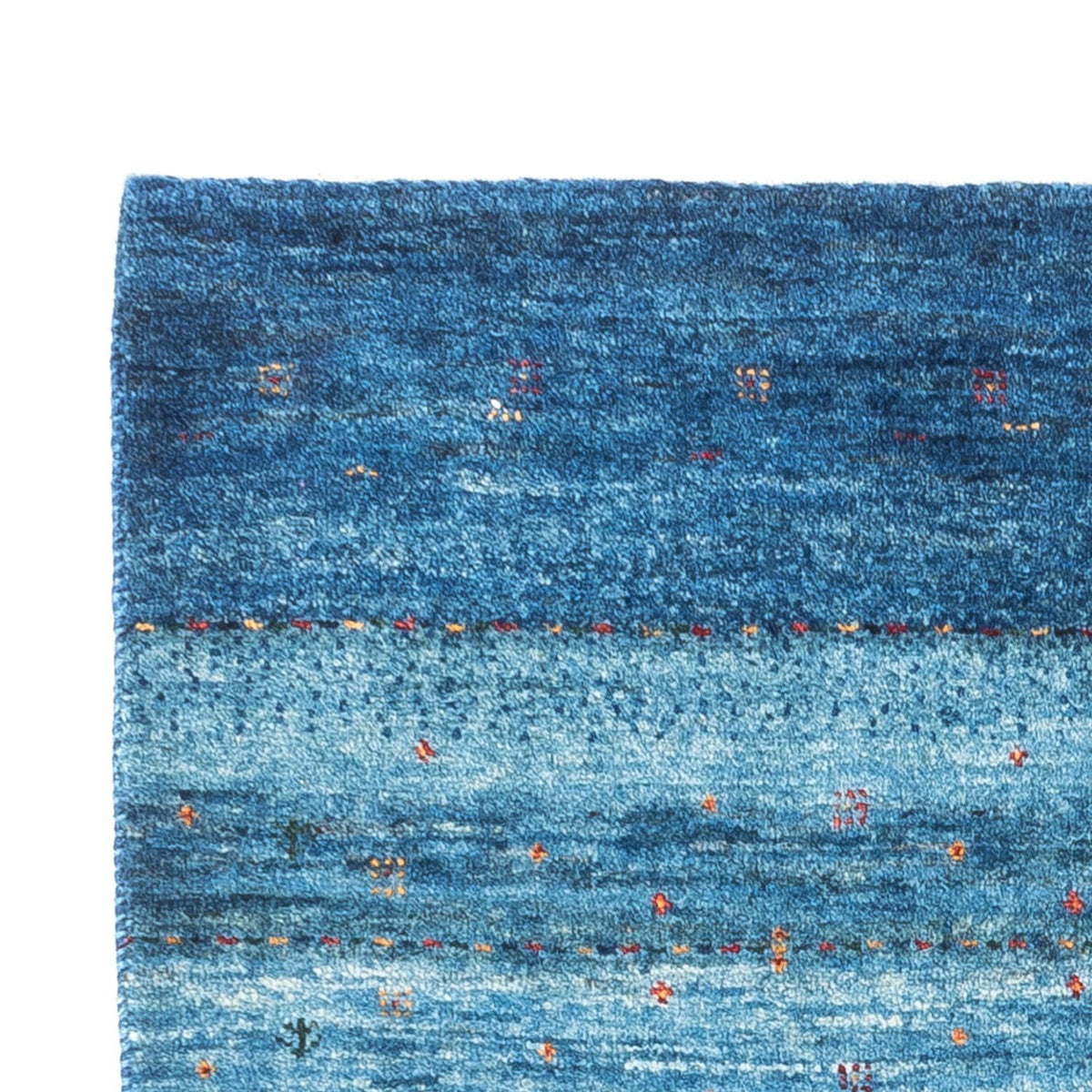 Gabbeh Tapijt - Loribaft Perzisch - 135 x 84 cm - blauw