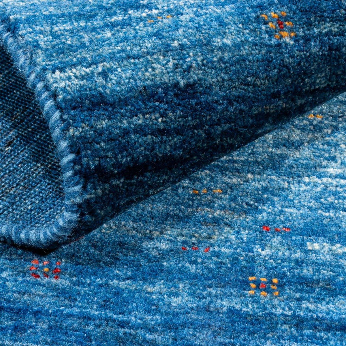 Gabbeh Tapijt - Loribaft Perzisch - 135 x 84 cm - blauw