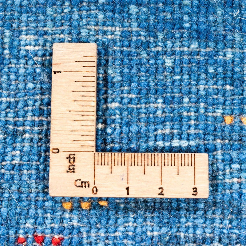 Gabbeh Tapijt - Loribaft Perzisch - 135 x 84 cm - blauw