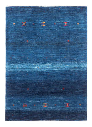 Gabbeh Tapijt - Loribaft Perzisch - 110 x 80 cm - blauw