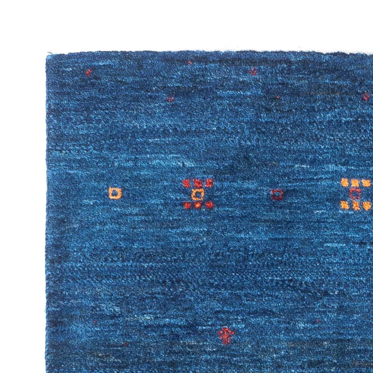 Gabbeh Tapijt - Loribaft Perzisch - 110 x 80 cm - blauw