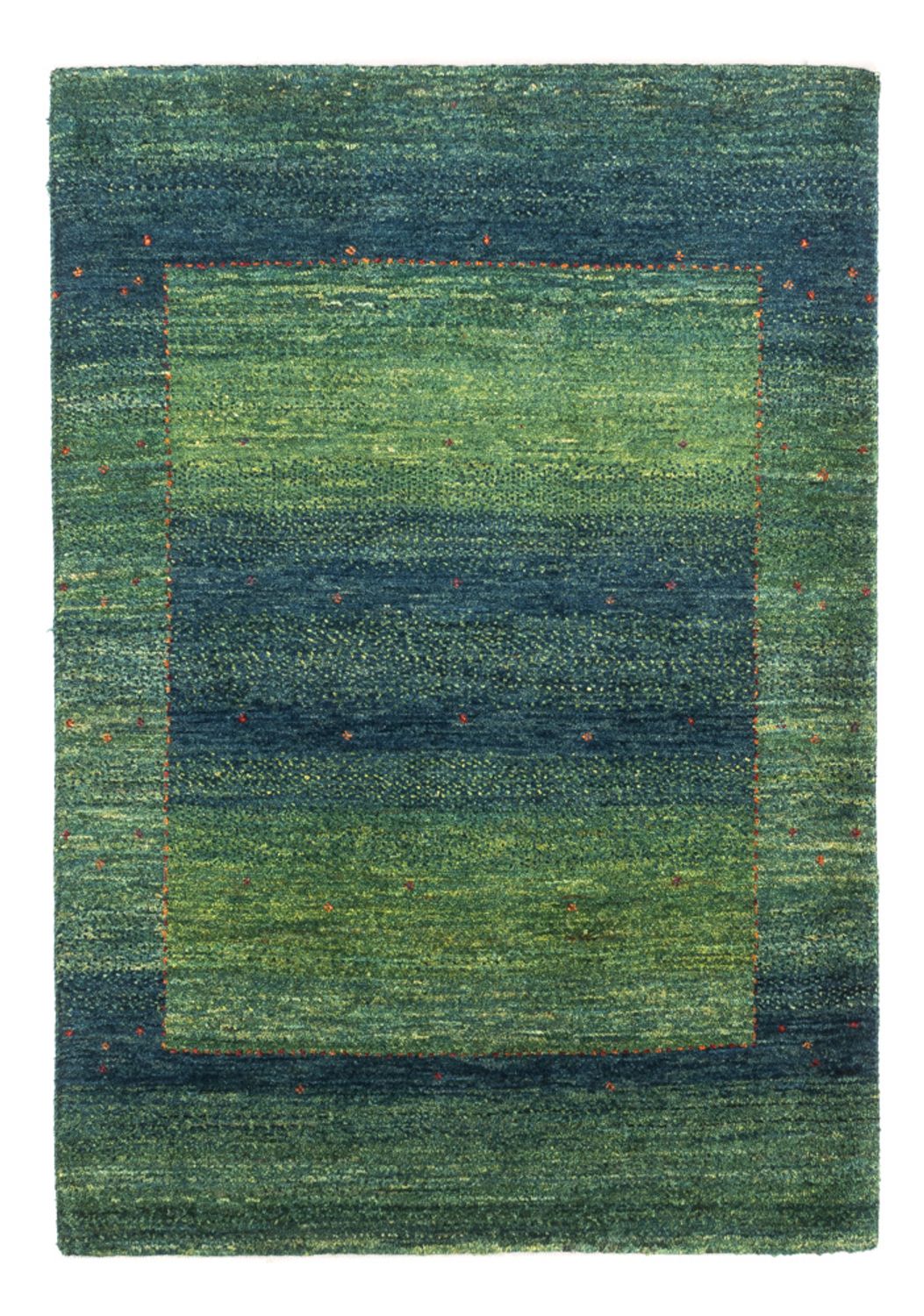 Gabbeh Tapijt - Loribaft Perzisch - 123 x 85 cm - groen