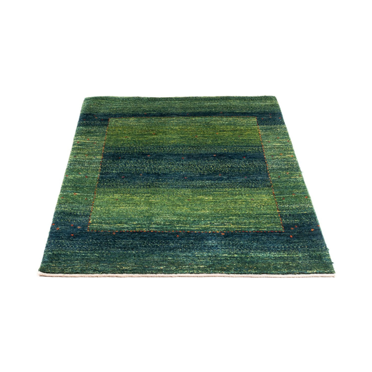 Gabbeh Tapijt - Loribaft Perzisch - 123 x 85 cm - groen