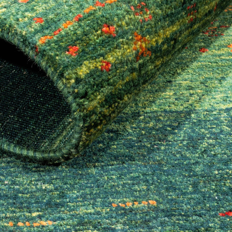 Gabbeh Tapijt - Loribaft Perzisch - 130 x 85 cm - groen