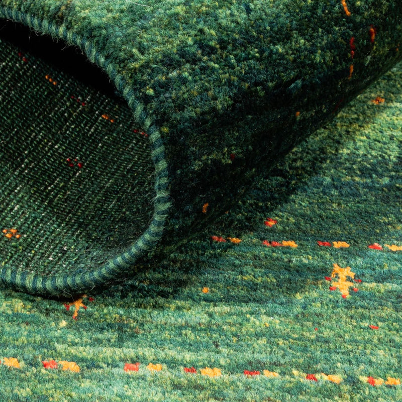 Gabbeh Tapijt - Loribaft Perzisch - 119 x 86 cm - groen