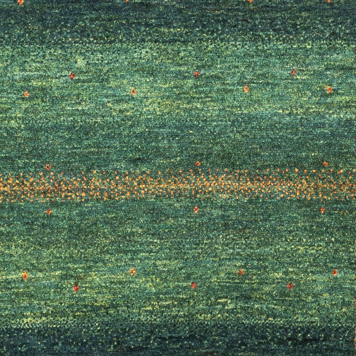 Gabbeh Tapijt - Loribaft Perzisch - 127 x 86 cm - groen