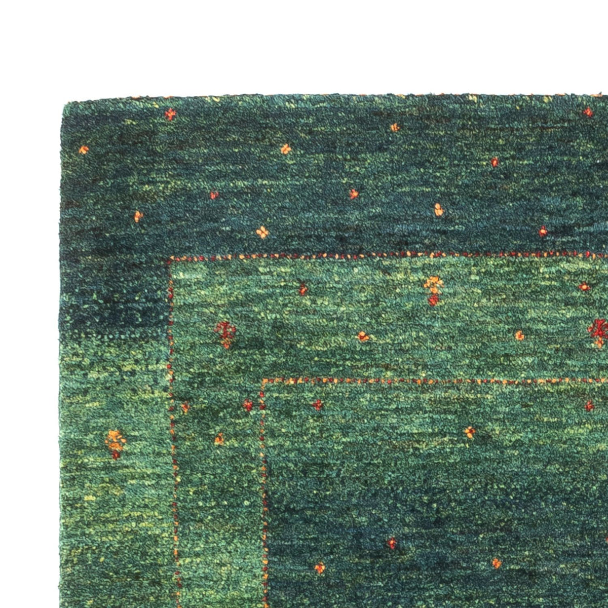 Gabbeh Tapijt - Loribaft Perzisch - 127 x 86 cm - groen