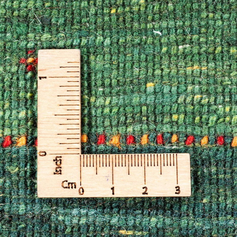 Gabbeh Tapijt - Loribaft Perzisch - 127 x 86 cm - groen