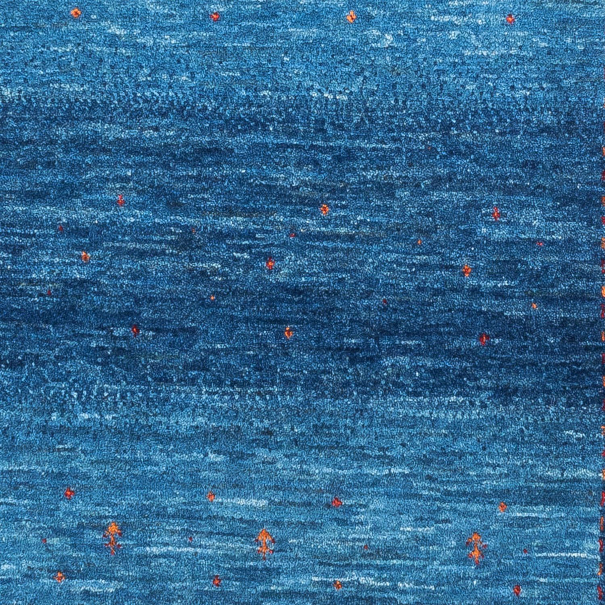 Gabbeh Tapijt - Loribaft Perzisch - 135 x 93 cm - blauw