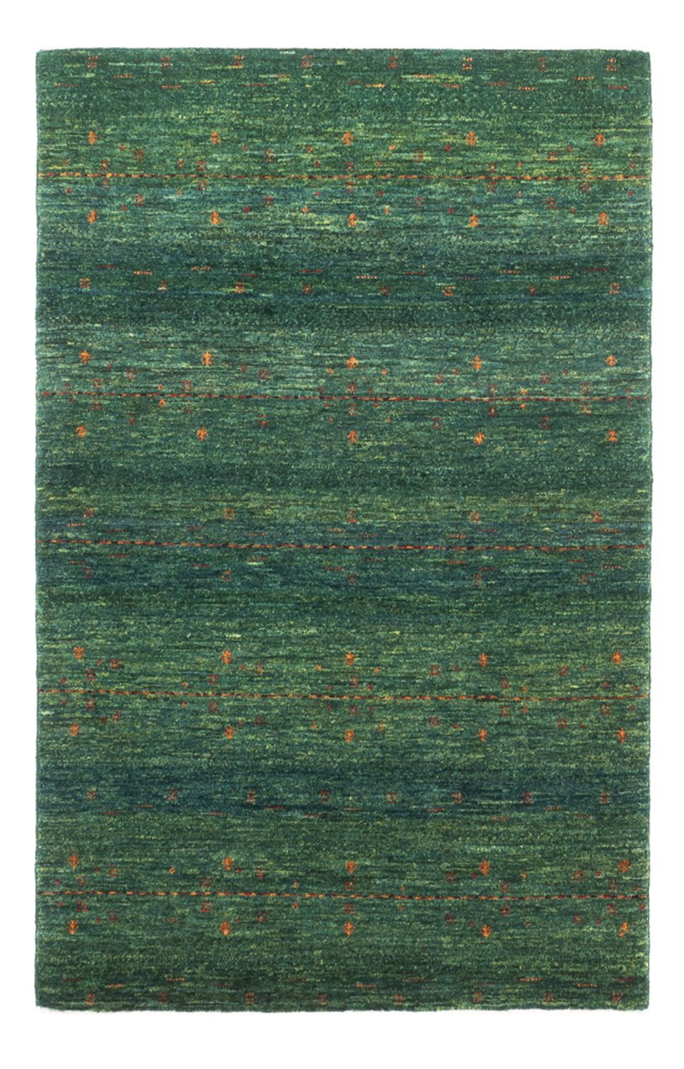 Gabbeh Tapijt - Loribaft Perzisch - 127 x 82 cm - groen