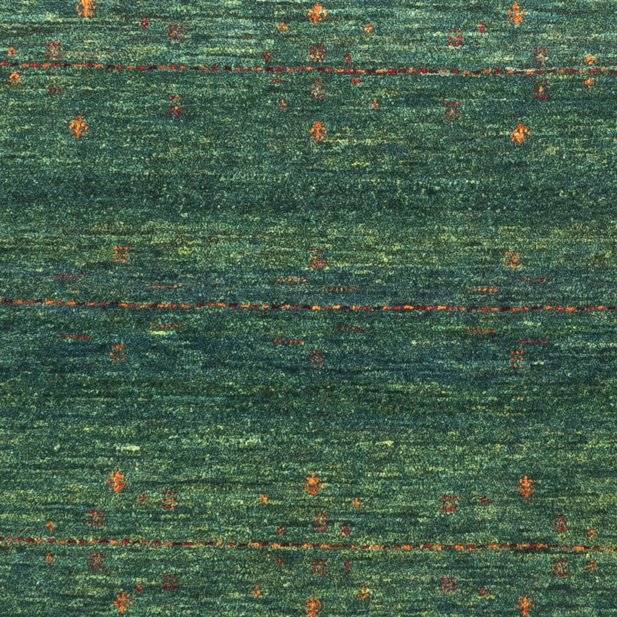 Gabbeh Tapijt - Loribaft Perzisch - 127 x 82 cm - groen