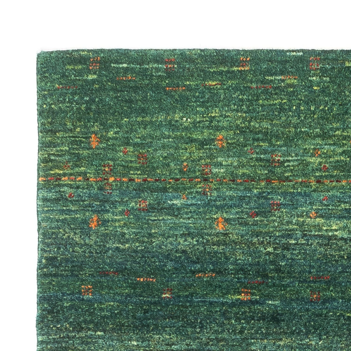 Gabbeh Tapijt - Loribaft Perzisch - 127 x 82 cm - groen