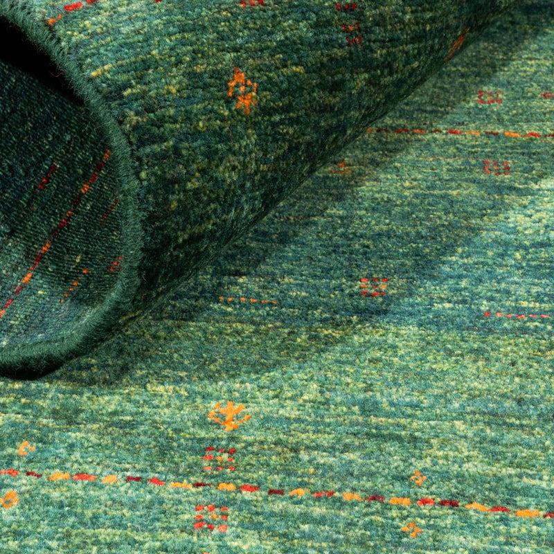 Gabbeh Tapijt - Loribaft Perzisch - 127 x 82 cm - groen