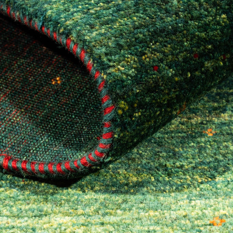 Gabbeh Tapijt - Loribaft Perzisch - 146 x 88 cm - groen