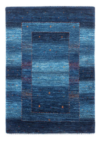 Gabbeh Tapijt - Loribaft Perzisch - 116 x 84 cm - blauw