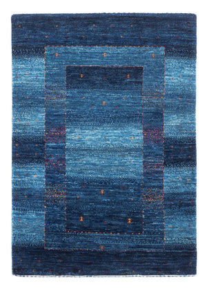 Gabbeh Tapijt - Loribaft Perzisch - 116 x 84 cm - blauw
