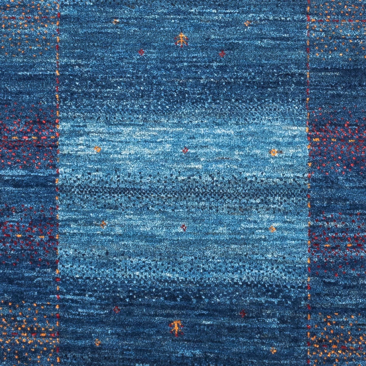 Gabbeh Tapijt - Loribaft Perzisch - 116 x 84 cm - blauw