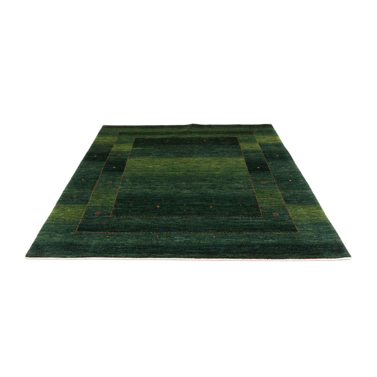 Gabbeh Tapijt - Loribaft Perzisch - 228 x 175 cm - groen