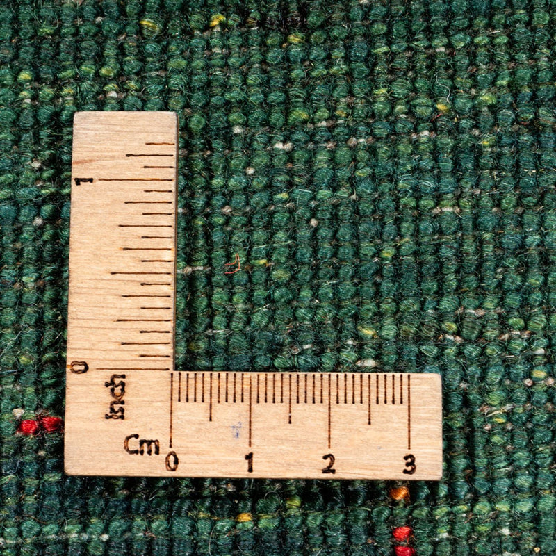 Gabbeh Tapijt - Loribaft Perzisch - 228 x 175 cm - groen