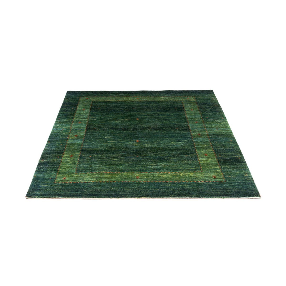 Gabbeh Tapijt - Loribaft Perzisch - 162 x 132 cm - groen