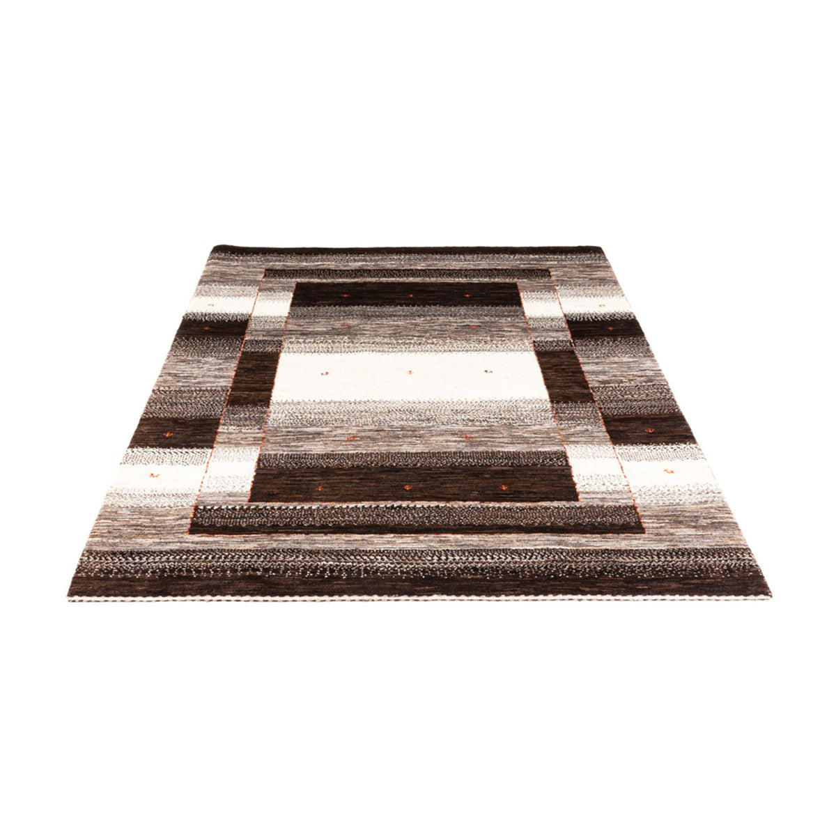 Gabbeh Tapijt - Loribaft Perzisch - 187 x 129 cm - grijs