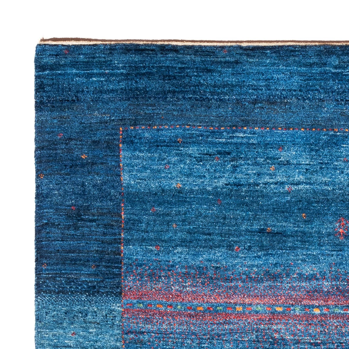 Gabbeh Tapijt - Loribaft Perzisch - 168 x 118 cm - blauw