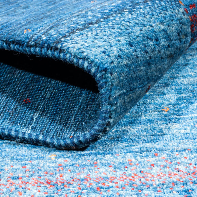 Gabbeh Tapijt - Loribaft Perzisch - 168 x 118 cm - blauw