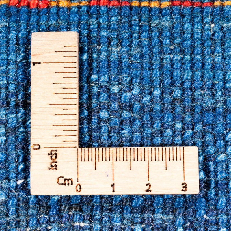 Gabbeh Tapijt - Loribaft Perzisch - 162 x 120 cm - blauw