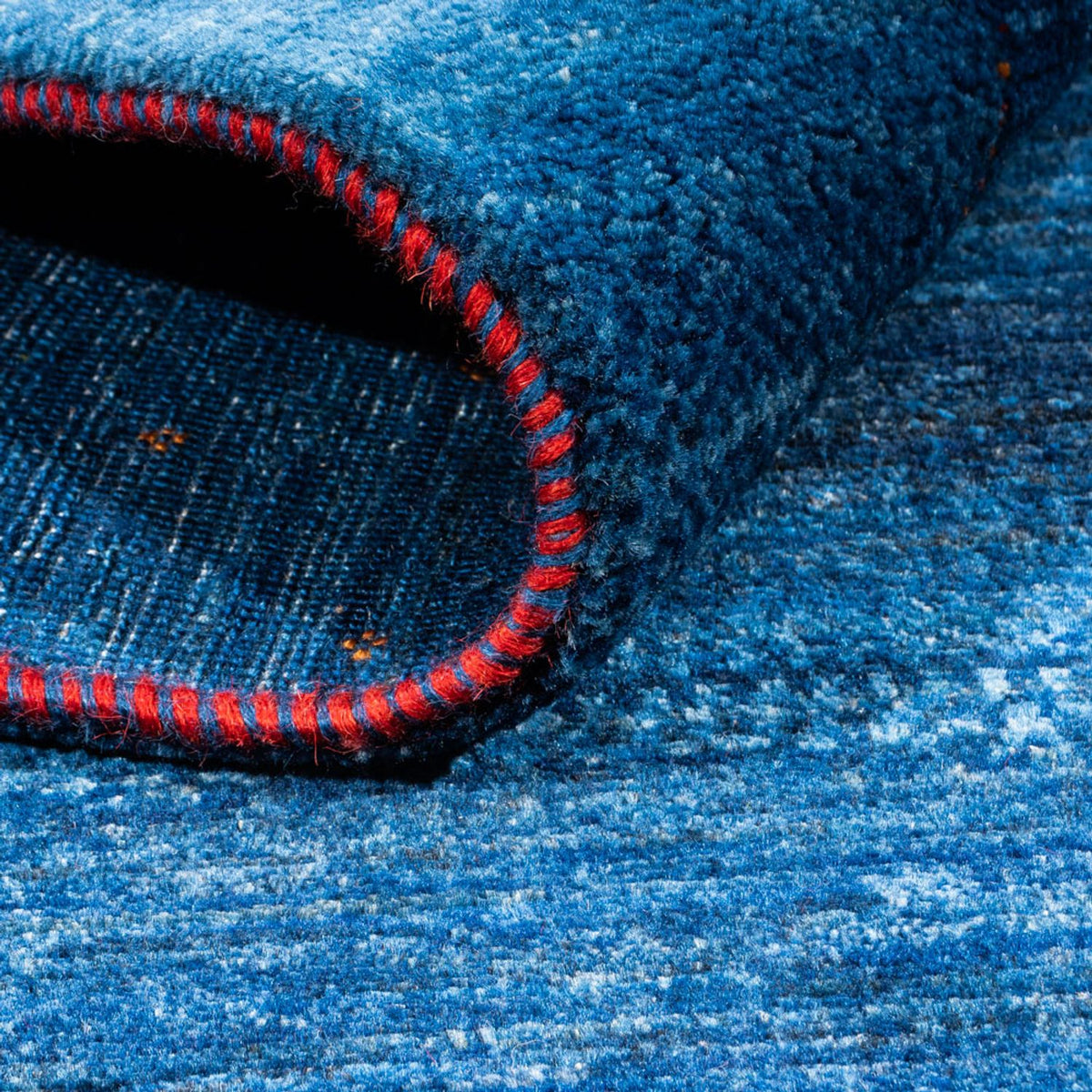 Gabbeh Tapijt - Loribaft Perzisch - 164 x 116 cm - blauw