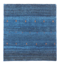 Gabbeh Tapijt - Loribaft Perzisch - 60 x 55 cm - blauw