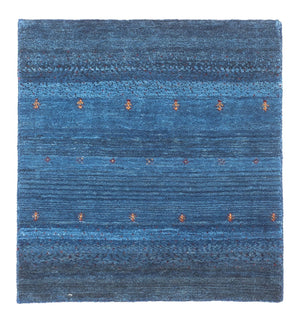 Gabbeh Tapijt - Loribaft Perzisch - 60 x 55 cm - blauw