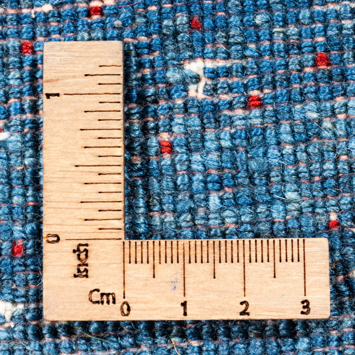 Gabbeh Tapijt - Loribaft Perzisch - 60 x 55 cm - blauw