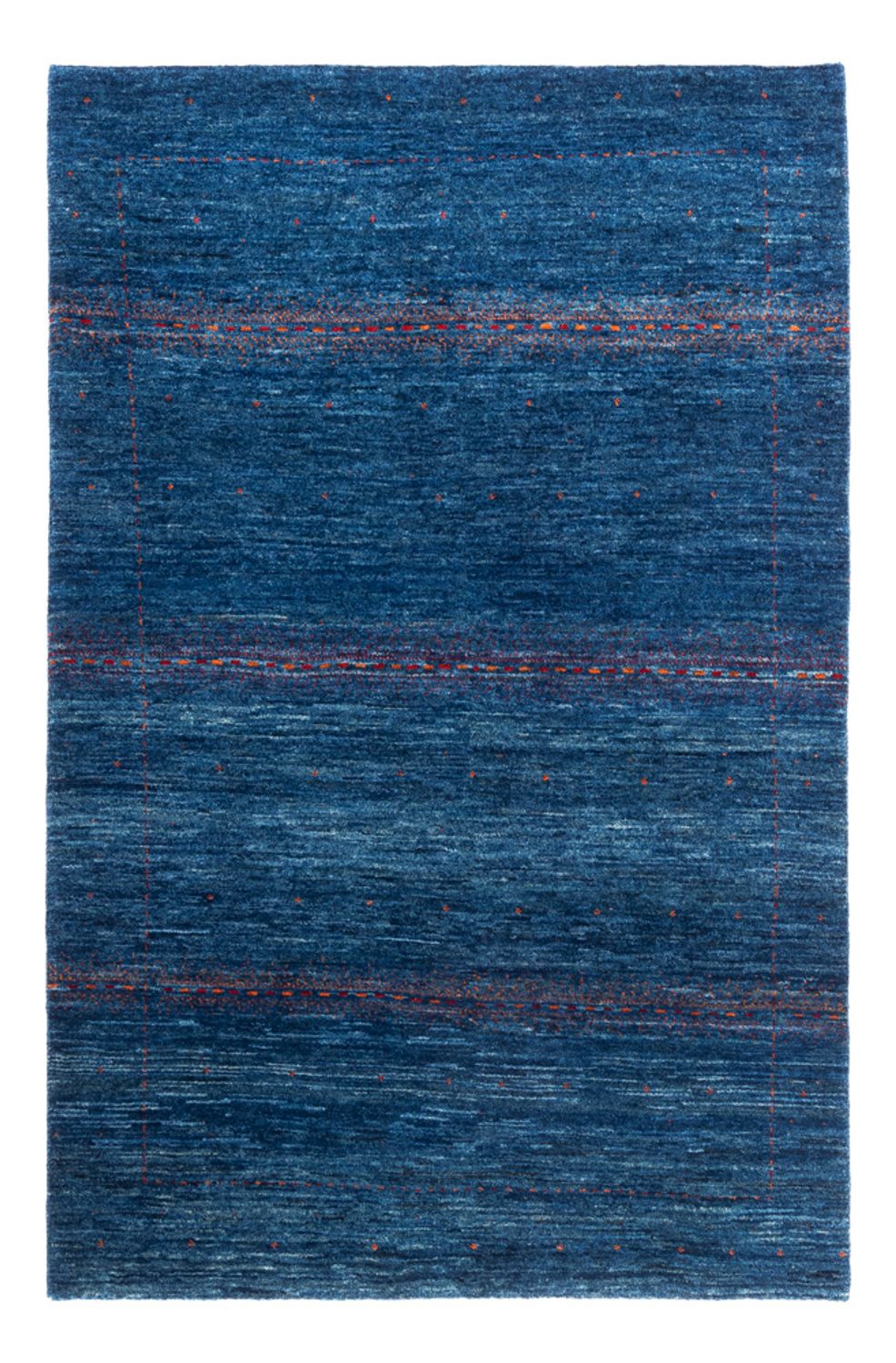 Gabbeh Tapijt - Loribaft Perzisch - 173 x 113 cm - blauw