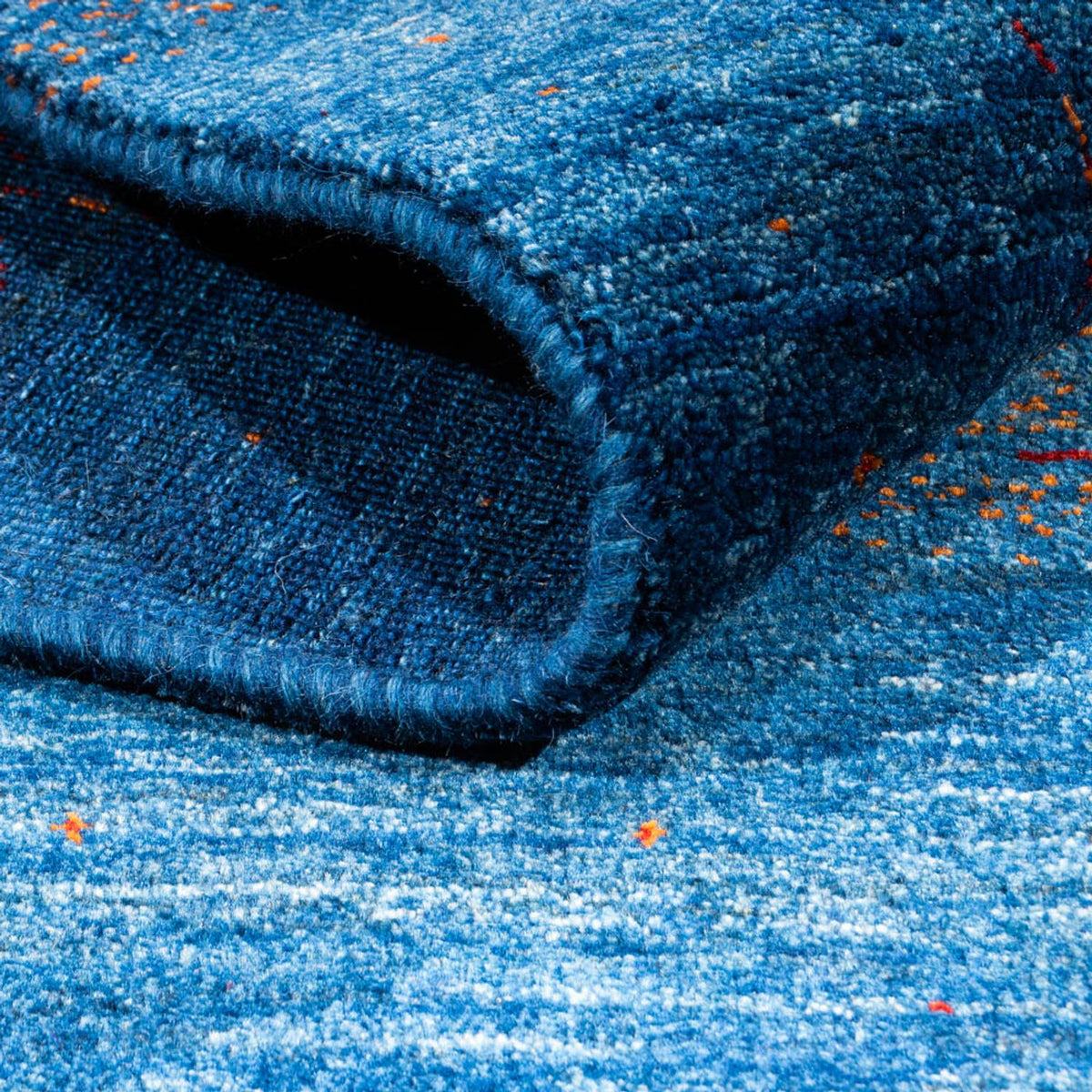 Gabbeh Tapijt - Loribaft Perzisch - 173 x 113 cm - blauw