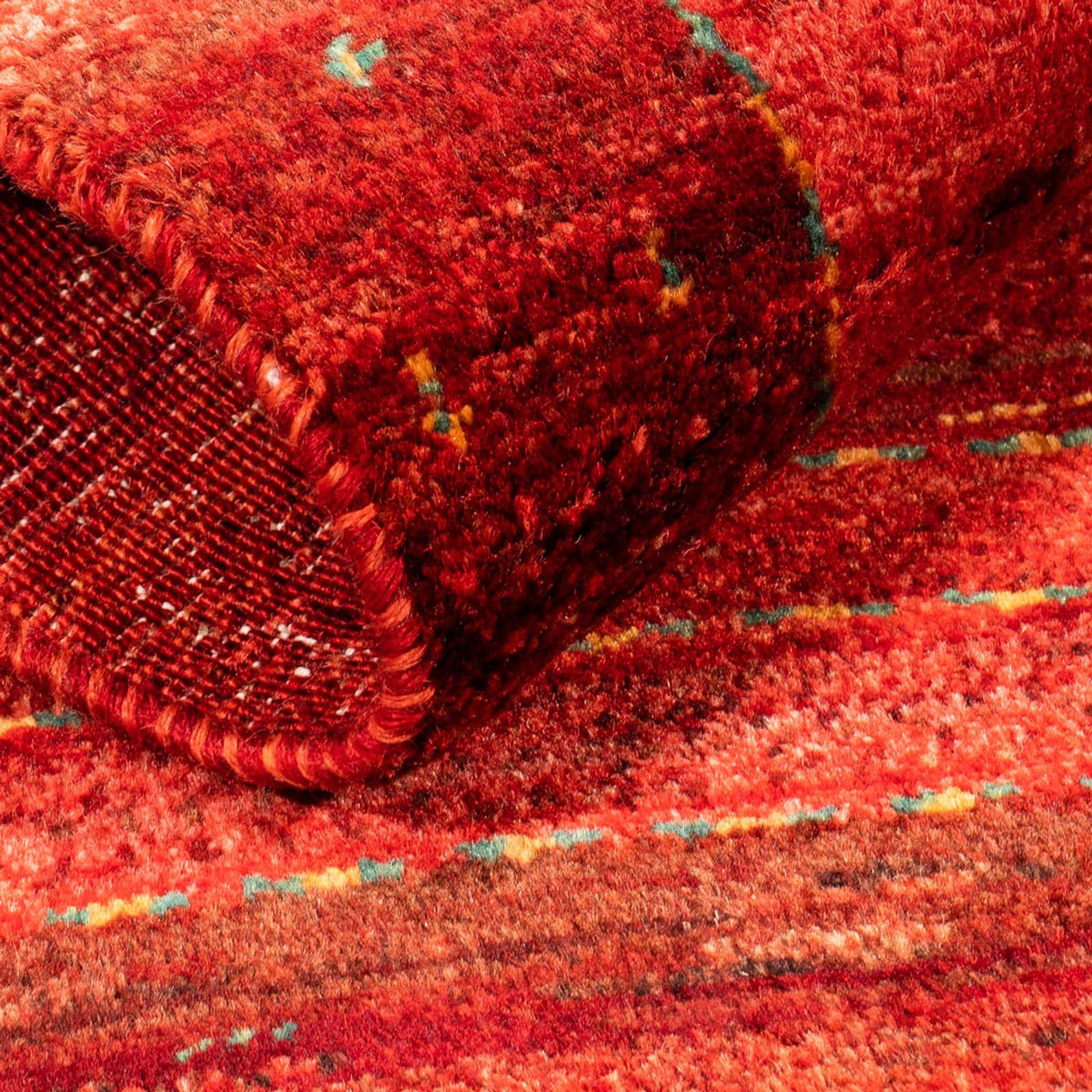 Gabbeh Tapijt - Loribaft Perzisch - 117 x 75 cm - rood