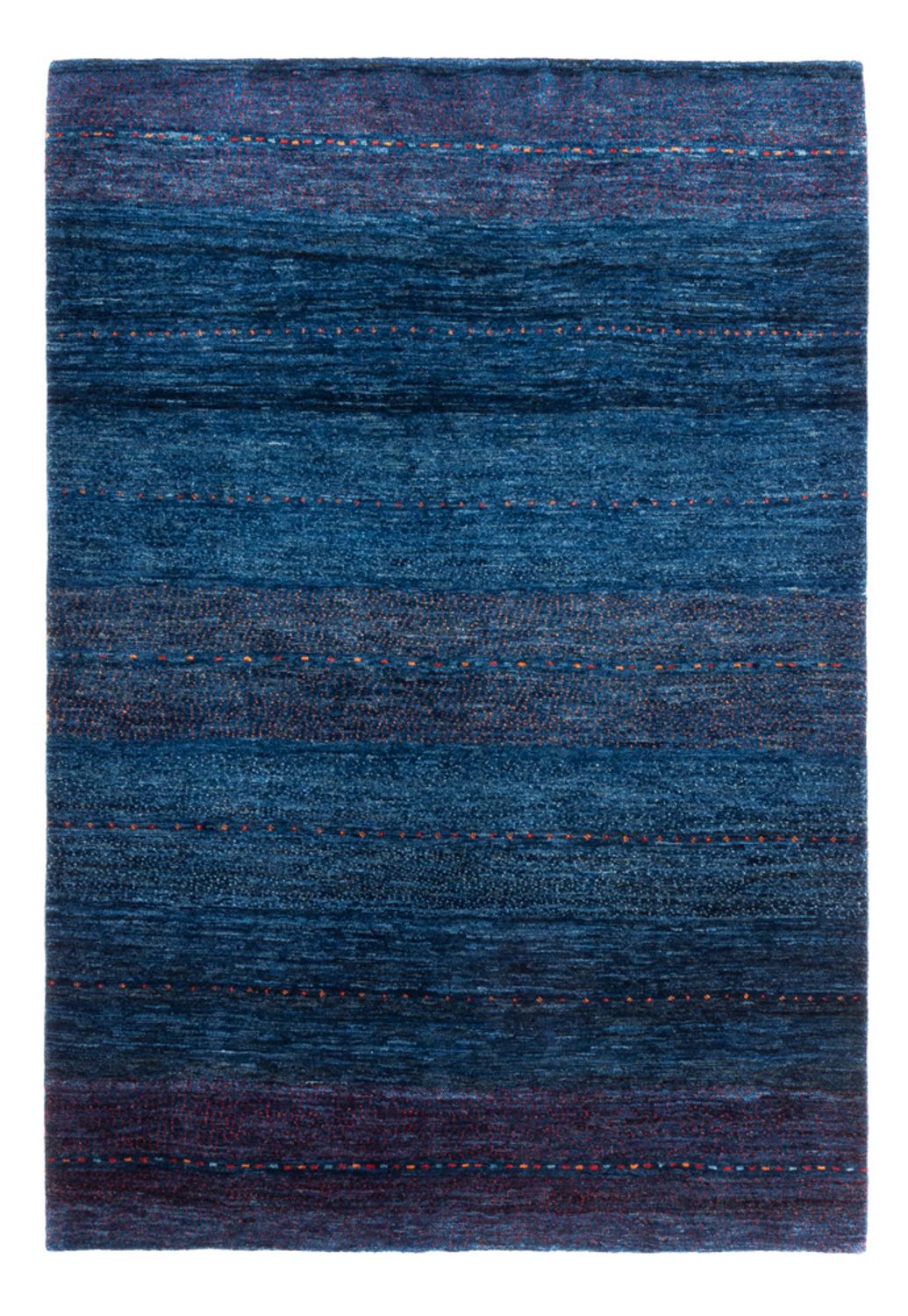 Gabbeh Tapijt - Loribaft Perzisch - 186 x 132 cm - blauw