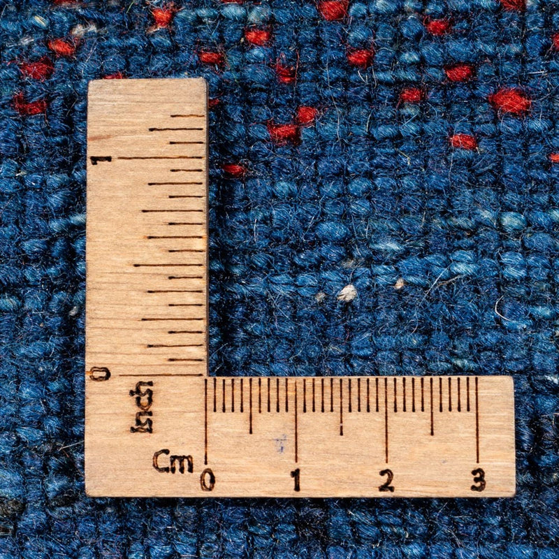 Gabbeh Tapijt - Loribaft Perzisch - 186 x 132 cm - blauw