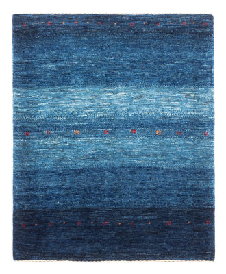 Gabbeh Tapijt - Loribaft Perzisch - 108 x 88 cm - blauw