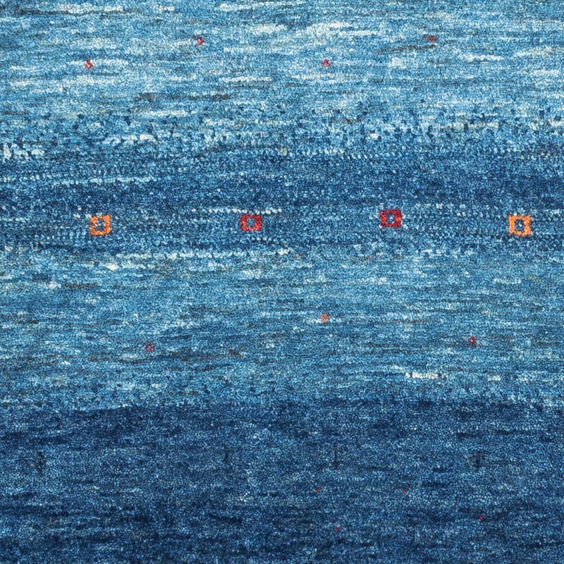 Gabbeh Tapijt - Loribaft Perzisch - 108 x 88 cm - blauw