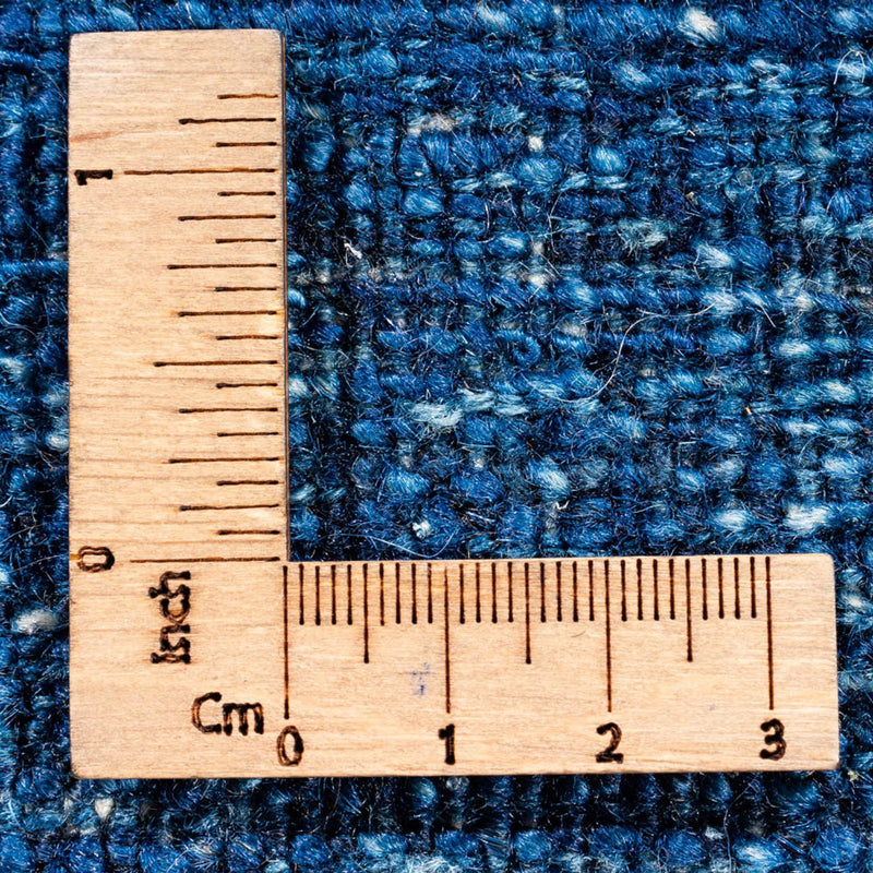 Gabbeh Tapijt - Loribaft Perzisch - 108 x 88 cm - blauw