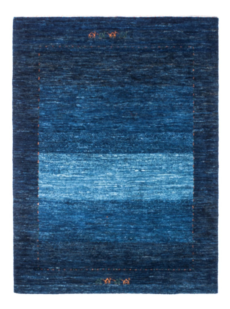 Gabbeh Tapijt - Loribaft Perzisch - 141 x 101 cm - blauw