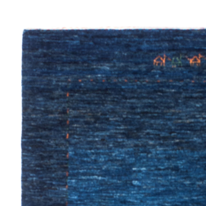 Gabbeh Tapijt - Loribaft Perzisch - 141 x 101 cm - blauw