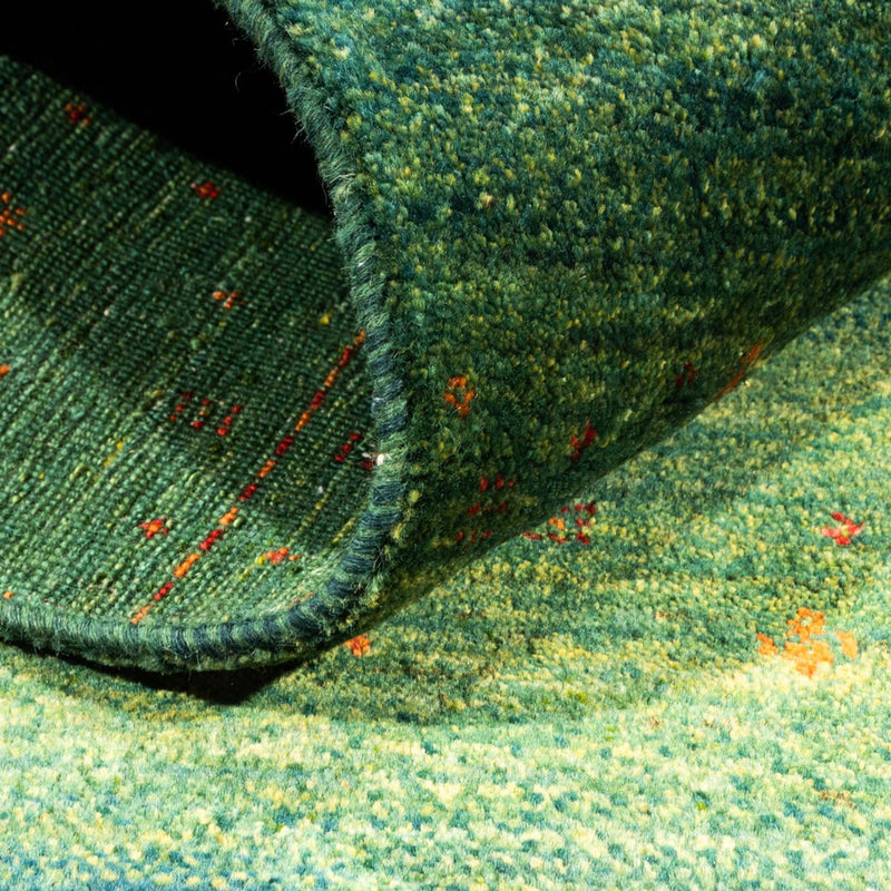 Gabbeh Tapijt - Loribaft Perzisch - 150 x 102 cm - groen