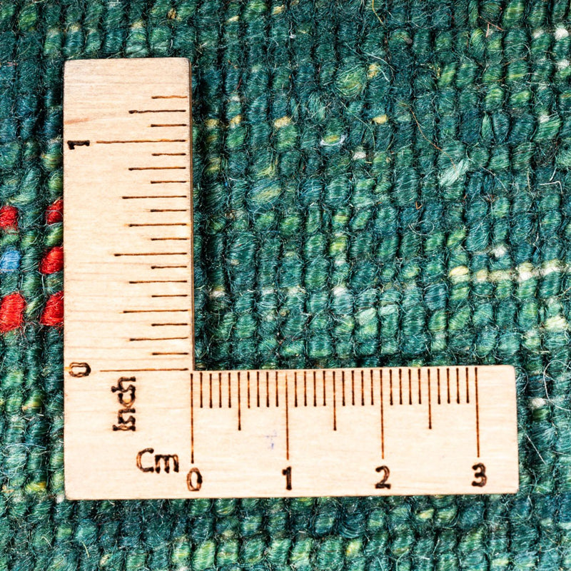 Gabbeh Tapijt - Loribaft Perzisch - 145 x 93 cm - groen