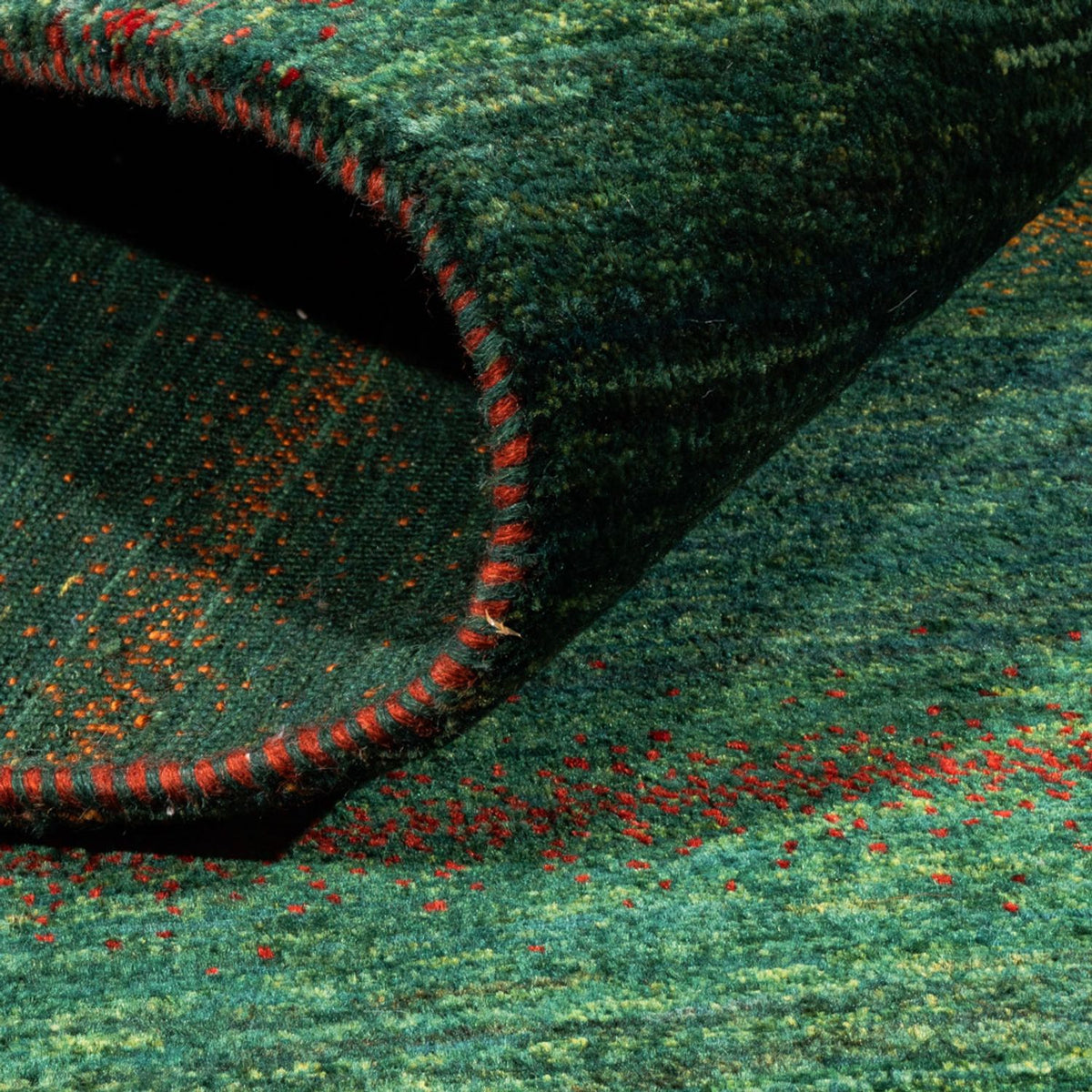 Gabbeh Tapijt - Loribaft Perzisch - 187 x 120 cm - groen