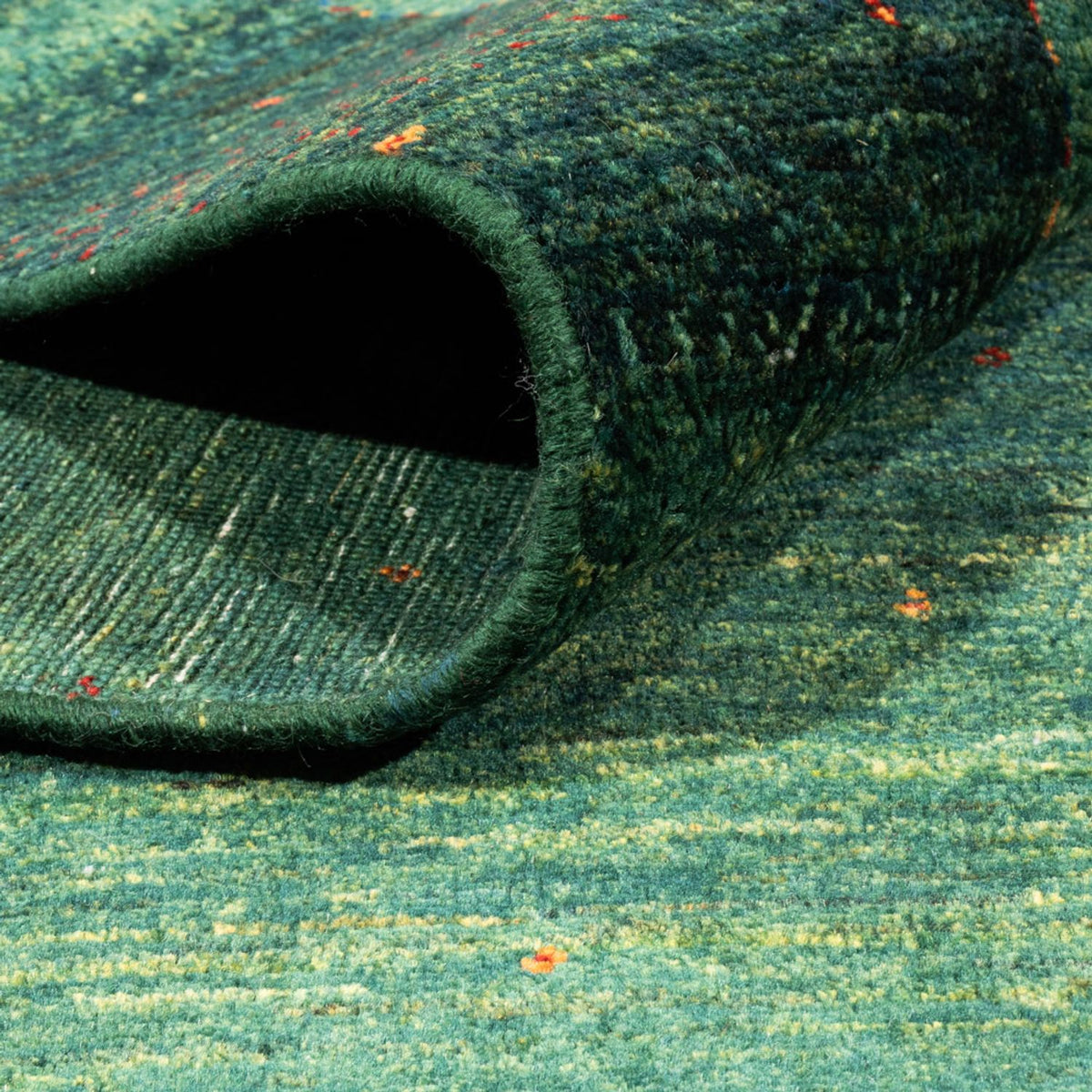 Gabbeh Tapijt - Loribaft Perzisch - 237 x 170 cm - groen