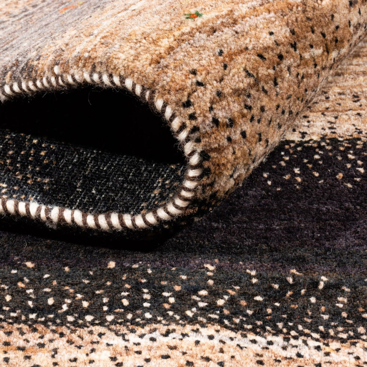 Gabbeh Tapijt - Loribaft Perzisch - 247 x 173 cm - grijs